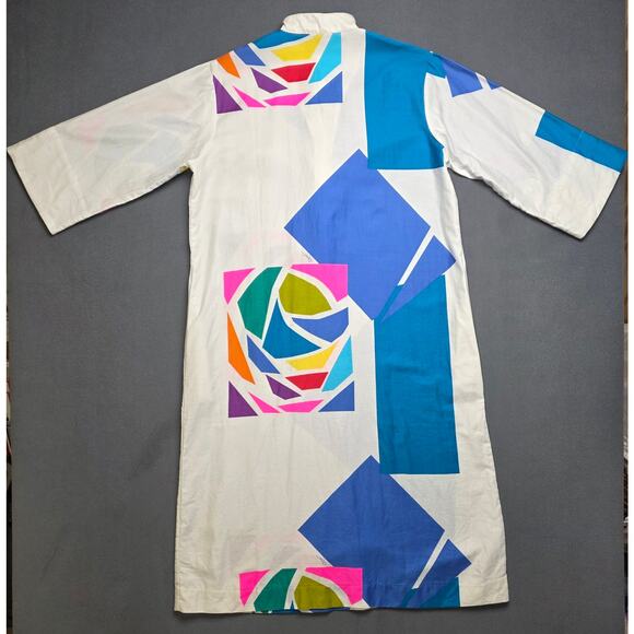 Vintage 80s Catherine Ogust Forever Dress For Penthouse Gallery Abstract Sz Med - Picture 3 of 9